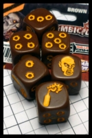 Dice : Dice - Game Dice - Zombicide Brown and Yellow - eBay Aug 2015